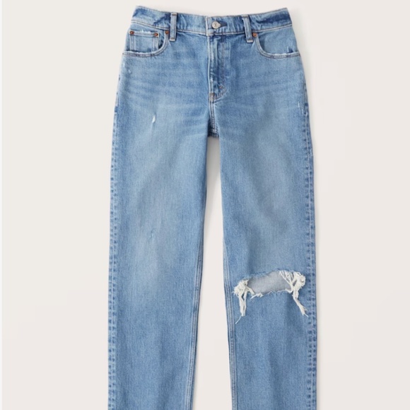Abercrombie & Fitch Denim - low rise 90s straight jean